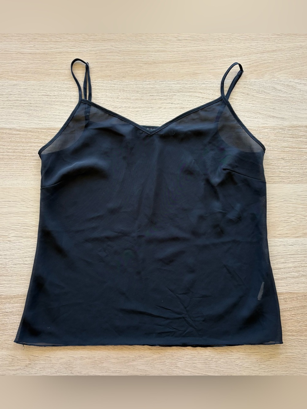 Black Y2K Mesh Cami Top